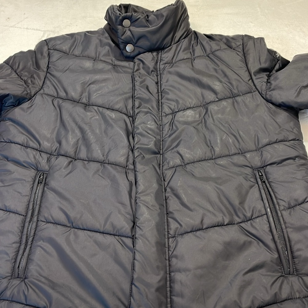 CALVIN KLEIN SIZE M Men's Black Puffer Jacket - Picture 4 of 8